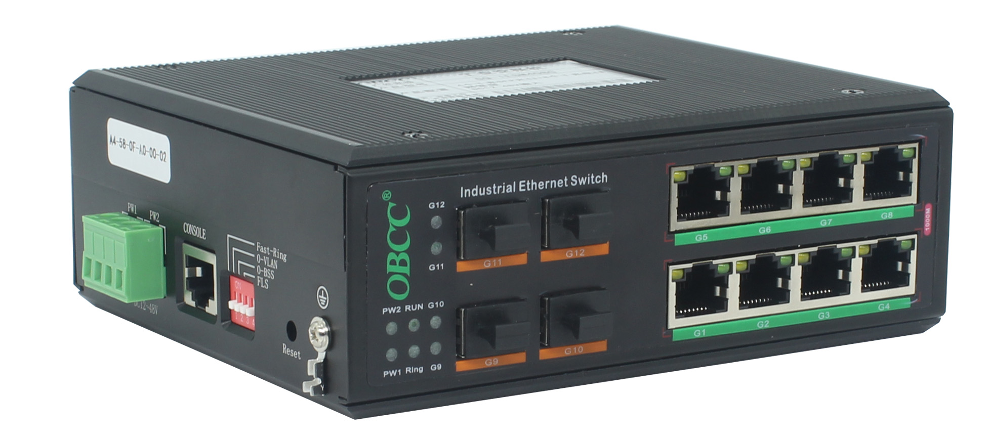 工業(yè)交換機千兆4光8電